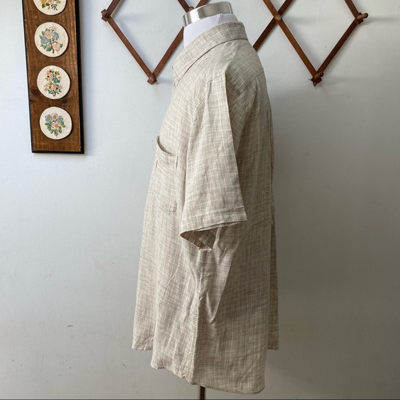 Nazareno Gabrielli Linen Button Down Shirt Made In Italy - Picture 7 of 14